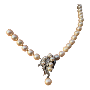 Vintage Single Strand Pearl Necklace
