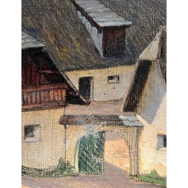 Hans Stalzer, Rural Landscape, Oil on Canvas, Framed For Sale - Image 4 of 17