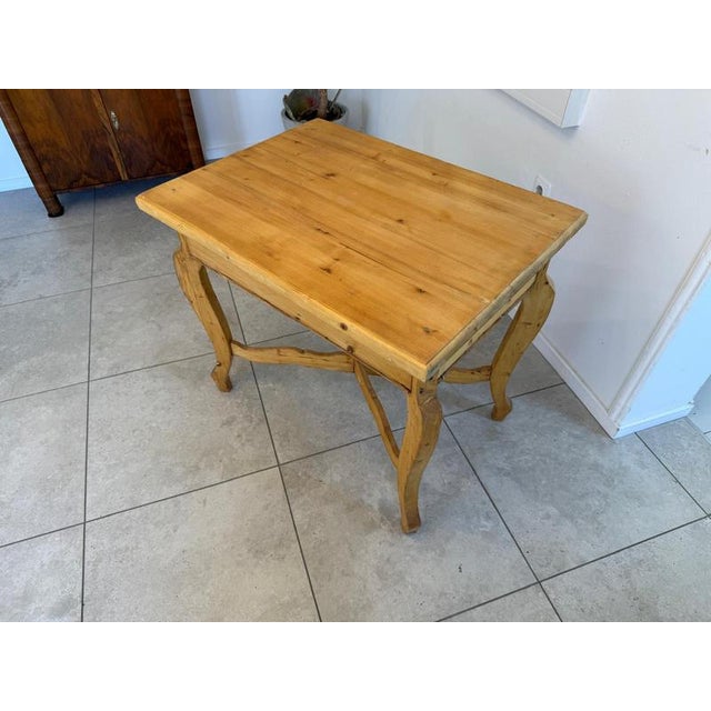 Biedermeier Farmhouse Table in Wood For Sale - Image 5 of 13