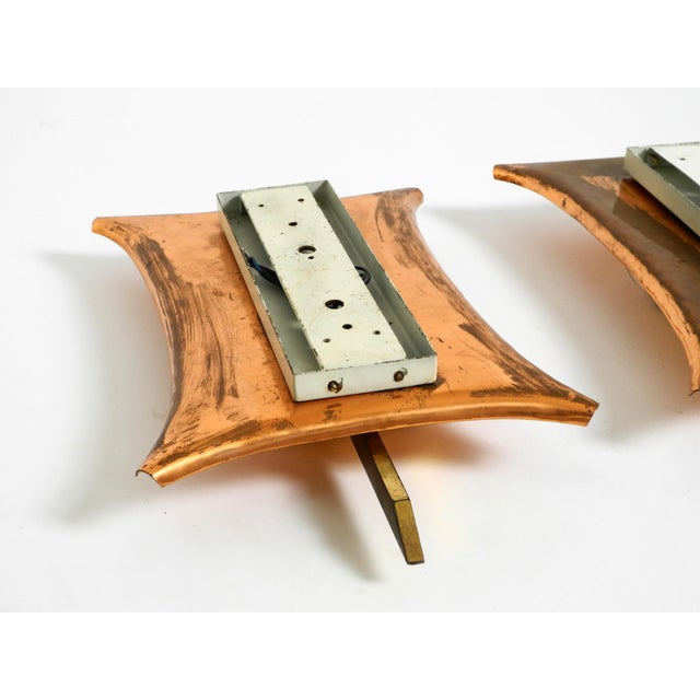 Large Mid-Century Church Wall Lamps in Copper and Brass, 1950s, Set of 2 For Sale - Image 17 of 18