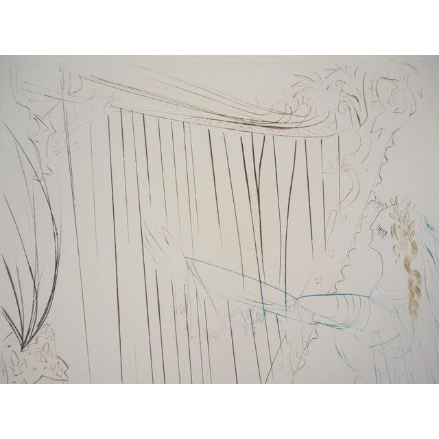 Salvador Dali, Iseult Et Branguine, 1970, Original Etching For Sale - Image 8 of 10