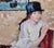White Frans Smeers -Portrait of a Girl With a Black Hat - Oil Painting For Sale - Image 8 of 12