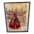 1970s SDM Arte Italian Signed Dog Print, Framed For Sale