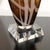 Mid-Century Modern Pair of Vintage Blown-Glass Table Lamps with Acrylic Glass Bases, 1990s For Sale - Image 3 of 6