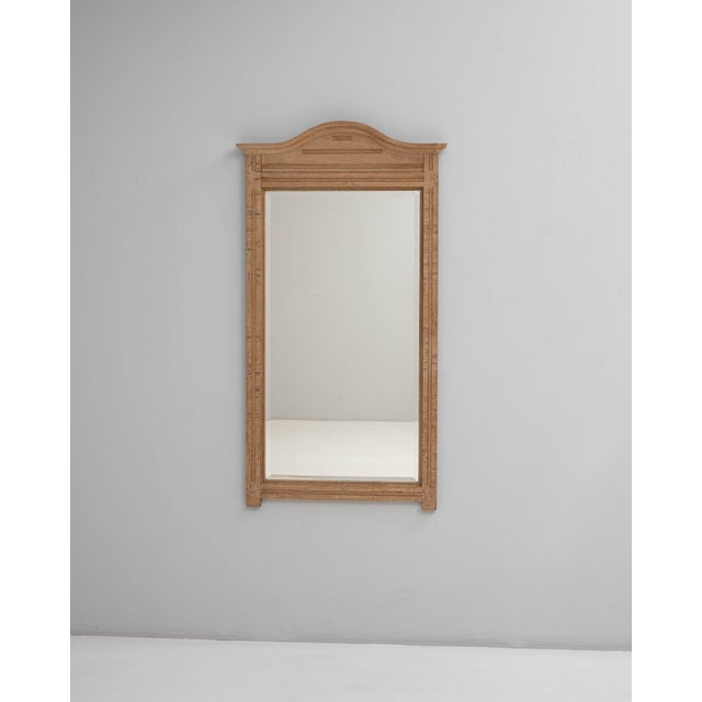 1910s Belgian Oak Mirror For Sale - Image 18 of 18