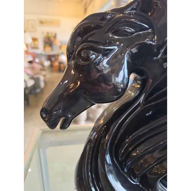 1970s Ceramic Horse Head For Sale - Image 12 of 16