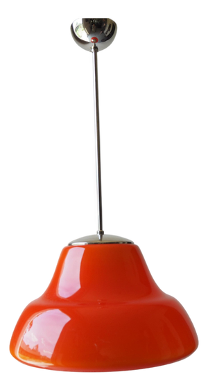 Mid-Century Modern Glass Pendant Light by Stefan Tabery, Czechoslovakia, 1960s