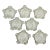 Set of 7 Vintage Anchor Hocking Queen Mary Clear Coaster/Personal Ashtray / Trinket Dish For Sale