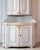 Wood Swedish Gustavian Period Two-Part Corner Cabinet with Original Paint, Late 18th For Sale - Image 7 of 13
