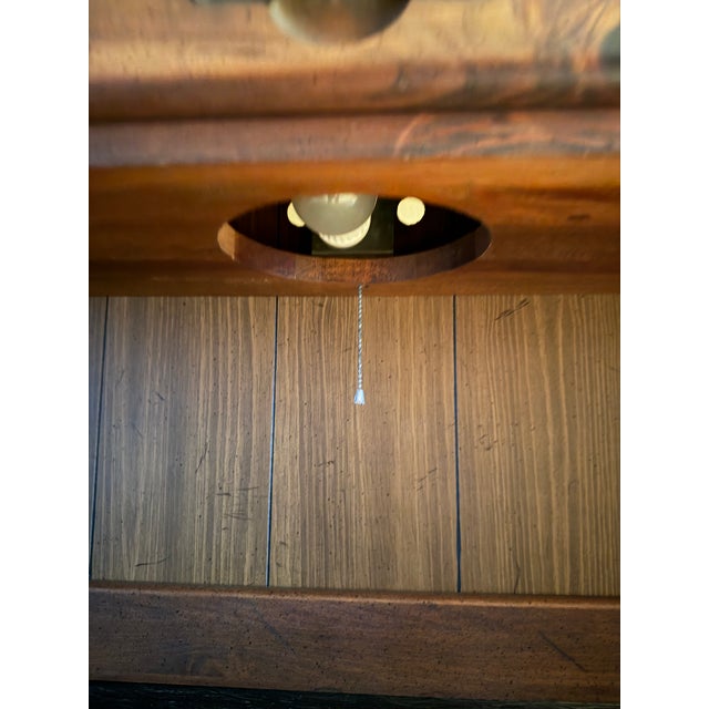 Vintage Young Hinkle "Ship Ahoy" Credenza Dresser With Bookshelf Hutch For Sale - Image 10 of 10