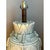 Vintage Glazed Ceramic Table Lamp With Wood Base For Sale - Image 11 of 12