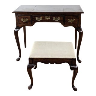 Pennsylvania House Vanity Table and Bench - 2 Pieces For Sale