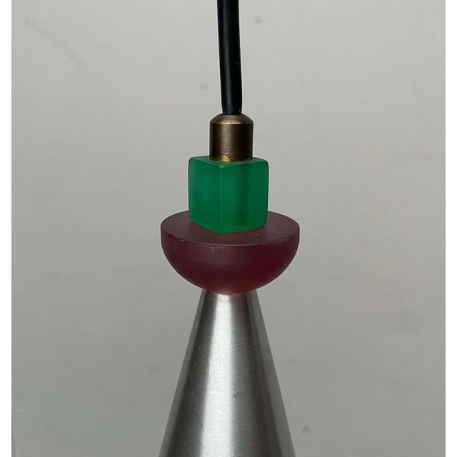 Green Postmodern Dutch Pendant Lamps by Studio Brandend Zand, 1990s, Set of 2 For Sale - Image 8 of 18