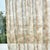Harlequin Grounded Sheer Fabric in Parchment - a Sample For Sale
