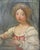 Portrait of a woman in oil on canvas. Late 18th century. Period late 18th century. Author anonymous technique oil on...