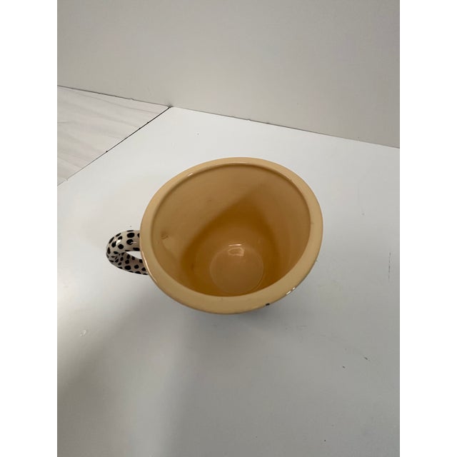 Vintage Droll Designs Hand Painted Ceramic Teacups - Set of 3 For Sale - Image 9 of 14