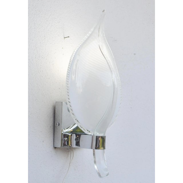 Set of 2 Murano Wall Light by Franco Luce, 1970s For Sale - Image 16 of 17