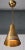 Gold Brass Ceiling Lamp attributed to Hans Bergström, Sweden, 1950s For Sale - Image 8 of 9