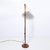 Mid-Century Sculptural Teak Adjustable Floor Lamp W/ Custom Archival Paper Shade For Sale - Image 10 of 16