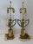 Pair of Vintage English Brass Trophy Form Winged Urn Lamps For Sale - Image 9 of 16