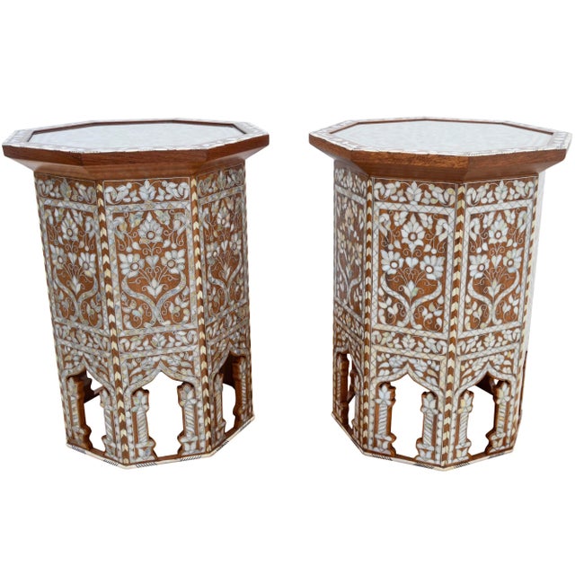 Why not welcome in a well-made Damascene marquetry touch and artisan craftsmanship with these breathtakingly beautiful...