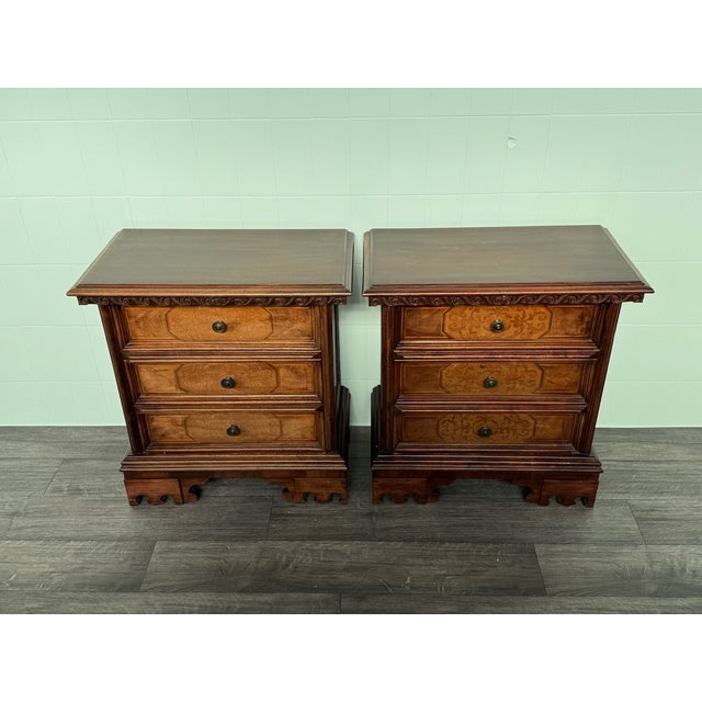 Vintage Italian Nightstands, 1940s, Set of 2 For Sale - Image 6 of 16