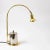 Halogen desk lamp made by N Licht in Germany. Lamp has on-off switch with a built-in dimmer. Base diameter: 11 cm. This...