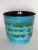 Blue Large Blue Turquoise Flower Pot attributed to Aldo Londi for Bitossi, 1960s For Sale - Image 8 of 12
