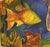 Küchel Silvia La Bella, Fish Collage Colorful, 1998, Oil on Canvas For Sale - Image 11 of 13