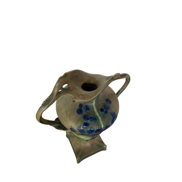 Ceramic A Art Nouveau Porcelain Vases from Amphora, 1900, Set of 2 For Sale - Image 7 of 18