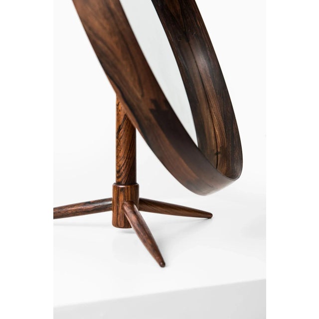 Mid-Century Danish Table Mirror, 1950s For Sale - Image 6 of 8