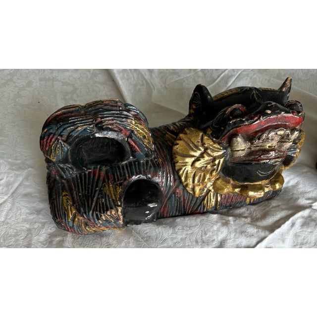 Pair of 19th Century Decorative Lions, Each With Different Expressions For Sale In New York - Image 6 of 7