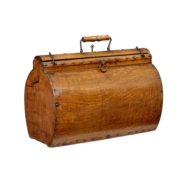 Early 20th Century Scandinavian Wooden Doctors Bag, 1920s For Sale - Image 9 of 9