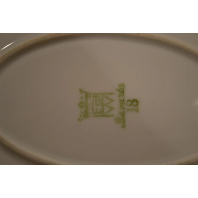 Mid 20th Century Vintage German Porcelain Serving Platter For Sale - Image 5 of 6