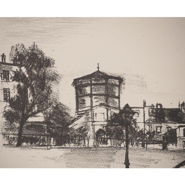 Maurice Utrillo, Rue De Labreuvoir, Original Signed Lithograph For Sale - Image 5 of 6