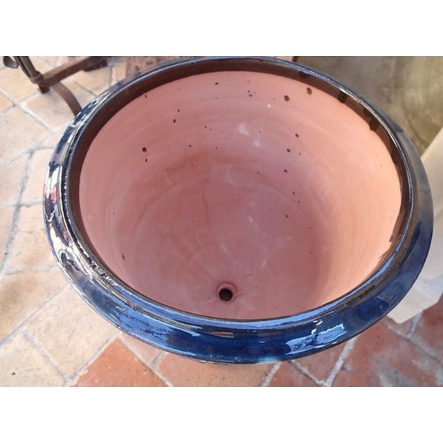 Ceramic French Anduze Pot by Le Madeleine For Sale - Image 7 of 7