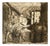 Alexandre Petrovich Zinoviev, Street Scene in Spain, 1920s, Drypoint Etching For Sale