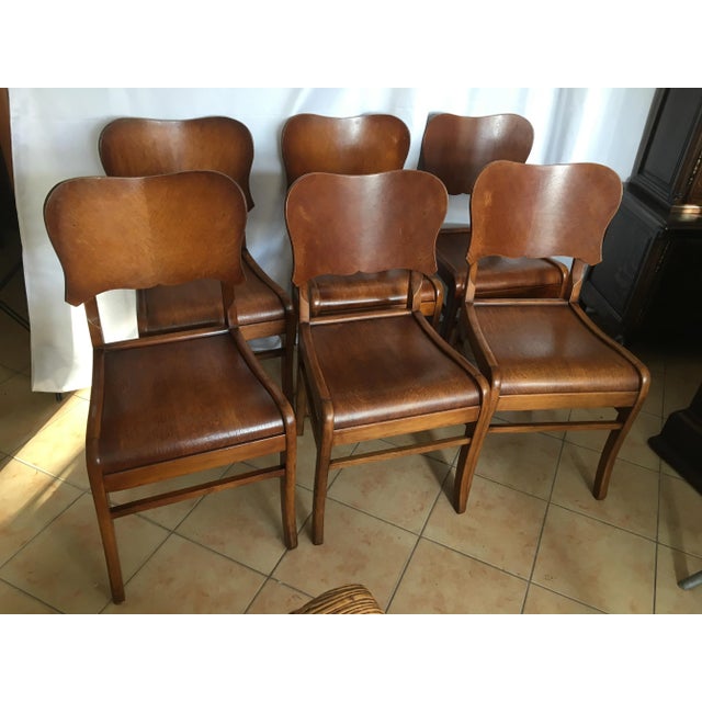 Dining Chairs, 1950s, Set of 6 For Sale - Image 14 of 18