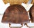 Kreiss Kreiss Bamboo Barstools Leather Pair For Sale - Image 4 of 13