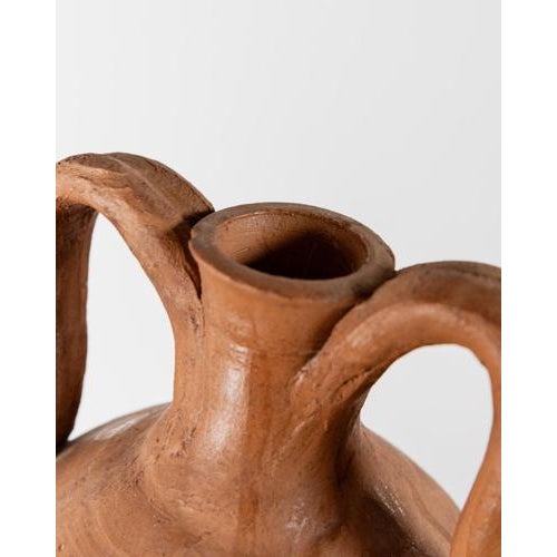 Antique Terracotta Amphora Vase, 1800s For Sale - Image 6 of 11