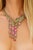 Gemstone Bochic “Capri” Vintage Diamond, Ruby & Fancy Sapphire Necklace Set 18K & Silver For Sale - Image 7 of 15