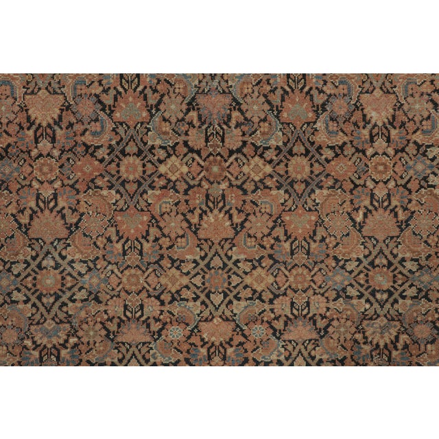 Traditional Antique Persian Malayer Rug With Polychrome Herati Floral Pattern - Rug & Kilim For Sale - Image 3 of 7