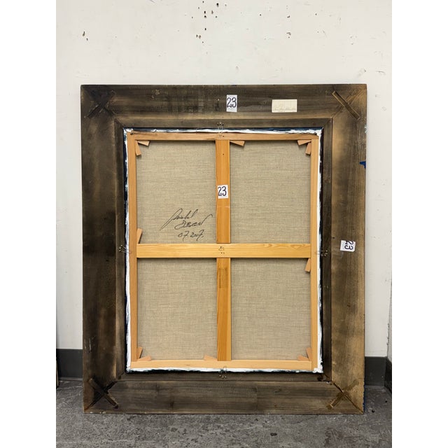 Circa 2007 Michel Degav Oil on Canvas Painting For Sale - Image 10 of 12