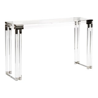 Wildwood Bowen Acrylic Console For Sale