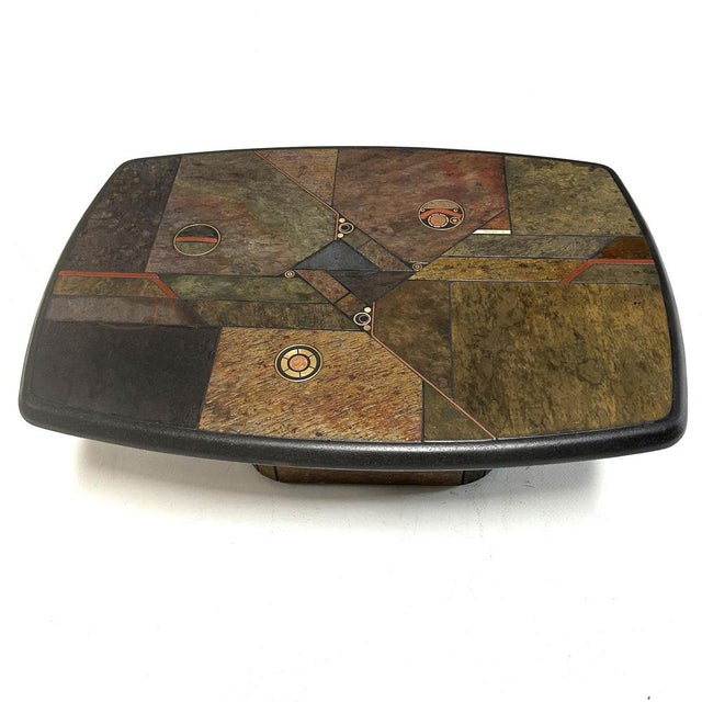 Brutalist Coffee Table, 1980s For Sale - Image 4 of 14