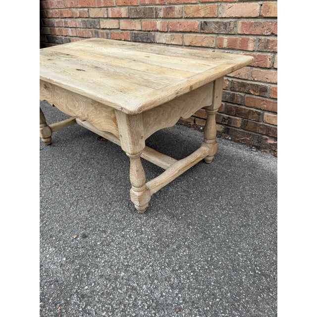 Tan 20th Century Scrubbed Coffee Table For Sale - Image 8 of 10