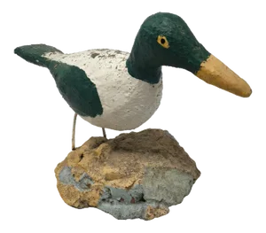 Vintage Handmade Concrete Bird