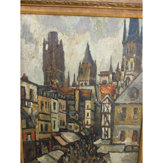 Pierre Jean Baptiste Louis Dumont (1884 - 1936) France, known for Impressionist scenes. Recognized by the linear...