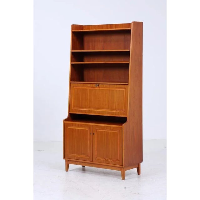 Mid-Century Wooden Bookcase, 1960s For Sale - Image 4 of 11