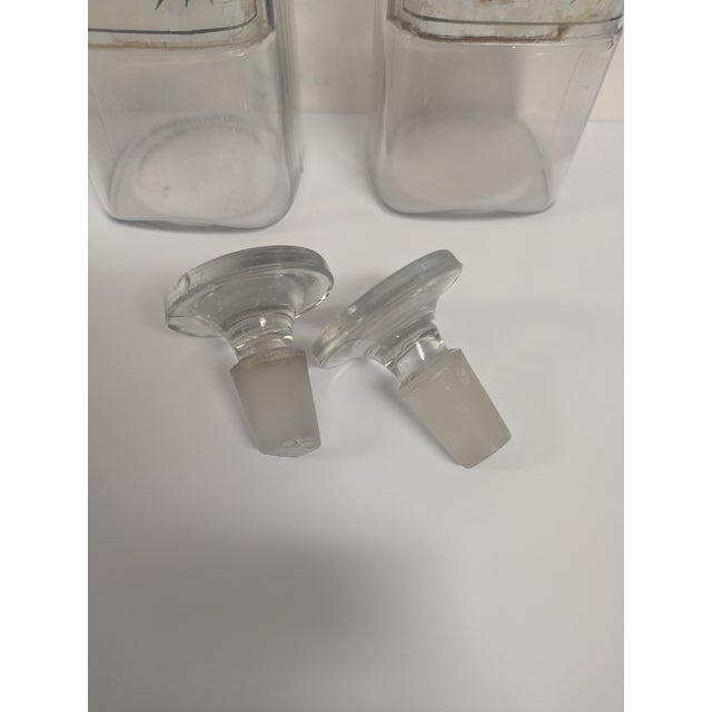 Pair of Antique Apothecary Bottles For Sale In New York - Image 6 of 11